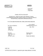 FED FF-B-171/16 Notice 1 - Cancellation
