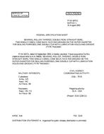 FED FF-B-187/11 Notice 1 - Cancellation