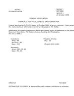 FED O-C-265C Notice 1 - Cancellation