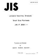 JIS F 2021:1976